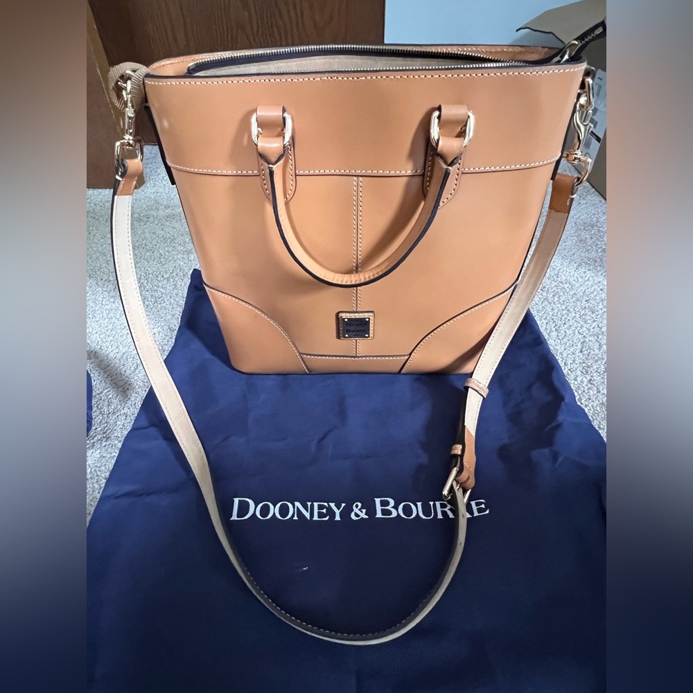 Dooney & Bourke Caramel Leather Tote